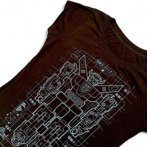 VOLTRON X LOOTCRATE • VOLTRON JAPANESE ROBOT GRAPHIC TEE SHIRT • SIZE - SMALL